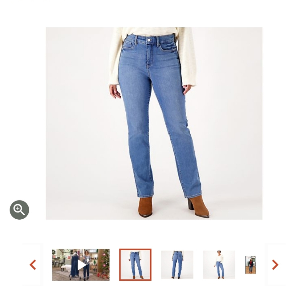 Nydj Curve Shaper Marilyn Straight Leg Jeans-Lovesick Regular
